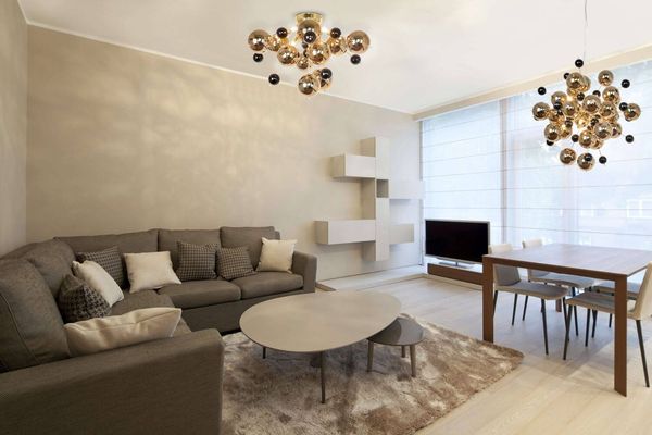 Näve LED Deckenleuchte EXPLOSION Ø57cm 168W gold 1085158