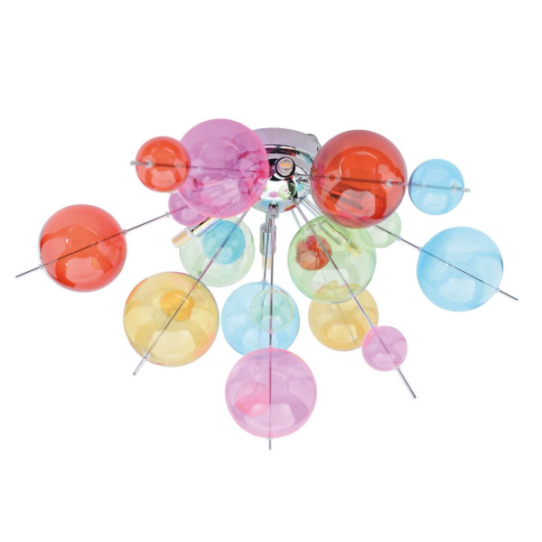 Näve G9 Deckenleuchte EXPLOSION Ø57cm bunt 1085161