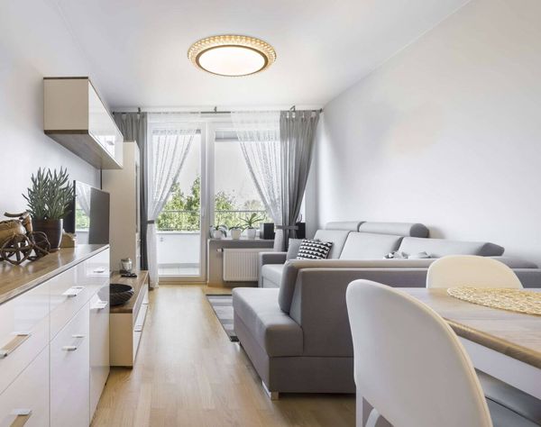 Näve LED Deckenleuchte MADISON Ø48cm 45W Steuerbare Lichtfarbe gold dimmbar 1381158