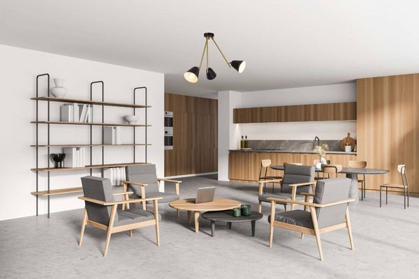 Näve E27 Deckenleuchte TRITON Ø95cm schwarz 1382022