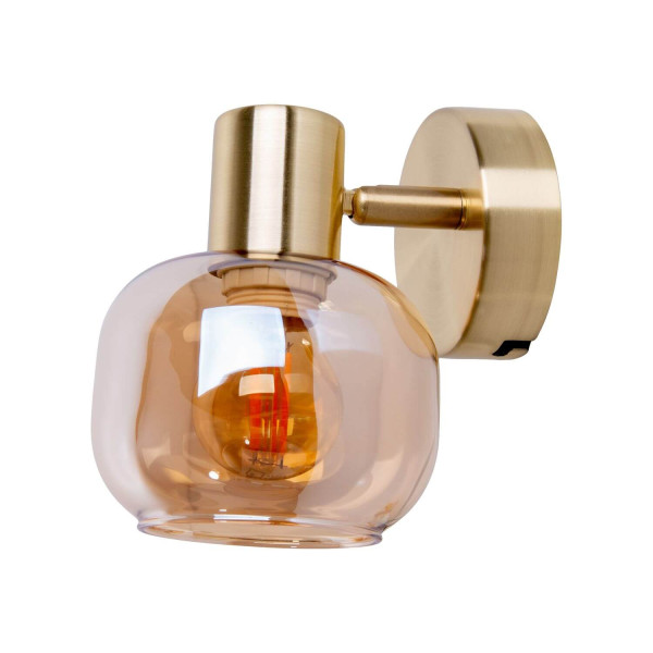 Näve E14 Spotleuchte LIBBY 14x10cm messing 1389745