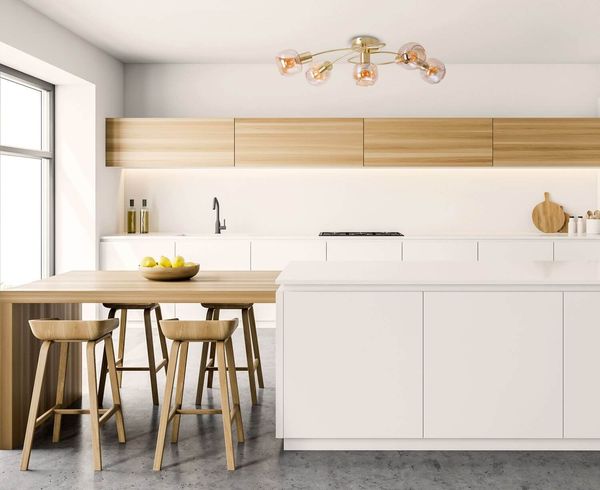 Näve E14 Spotleuchte LIBBY 61x36cm messing 1390145