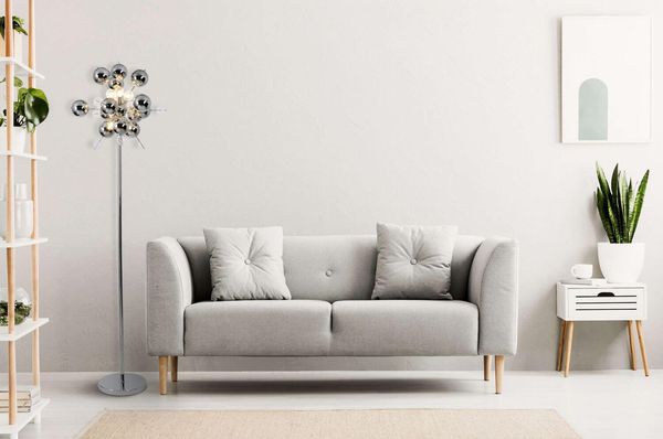 Näve G9 Stehleuchte EXPLOSION Ø51cm chrome 2027942