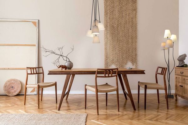 Näve E14 Stehleuchte BOHO 43x34cm beige 2040911