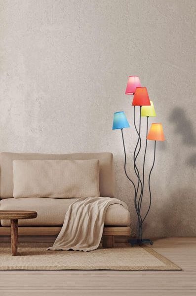 Näve E14 Stehleuchte COLORI 23,5x23,5cm bunt 2041261