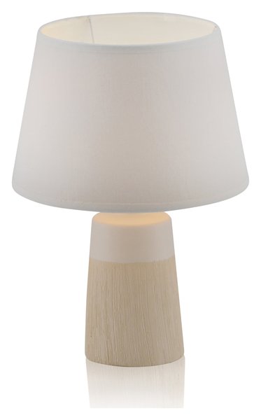 Näve E14 Tischleuchte TALIA Ø20cm weiß Keramik 3122323