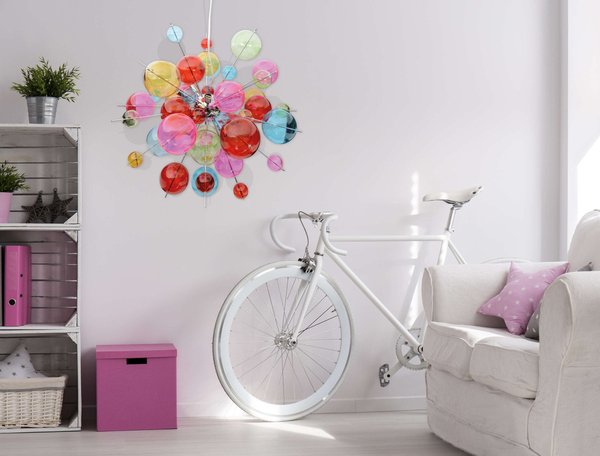 Näve LED Pendelleuchte EXPLOSION Ø65cm 280W bunt 7026461
