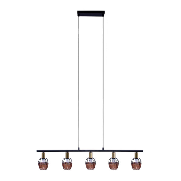 Näve Pendelleuchte CORBIS 100x10cm schwarz 7093322