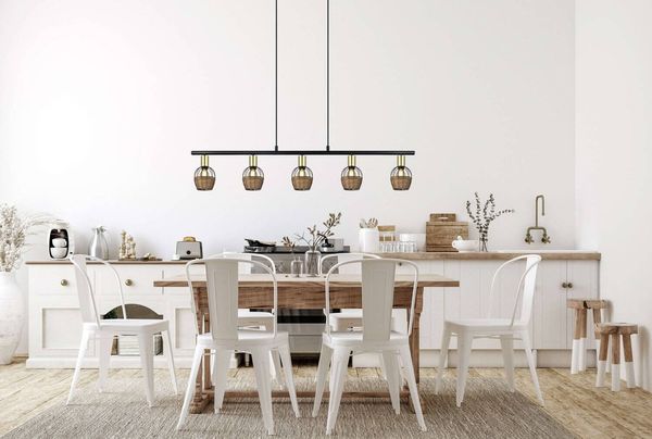 Näve Pendelleuchte CORBIS 100x10cm schwarz 7093322