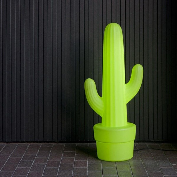 NewGarden KAKTUS 100 LED Kaktus Outdoor Gartenlampe grün 100cm G13 Innen & Außen IP65