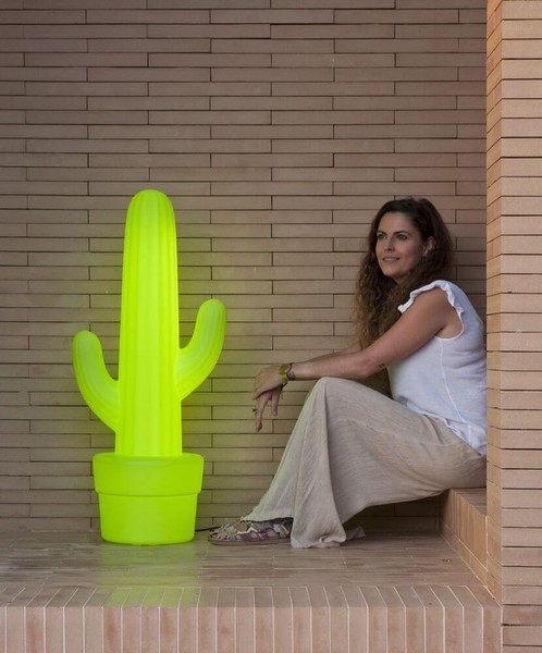 NewGarden KAKTUS 100 LED Kaktus Outdoor Gartenlampe grün 100cm G13 Innen & Außen IP65