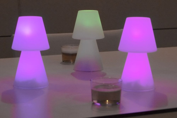 NewGarden LOLA 20 LED Tischleuchte RGB für 3 AAA Batterien