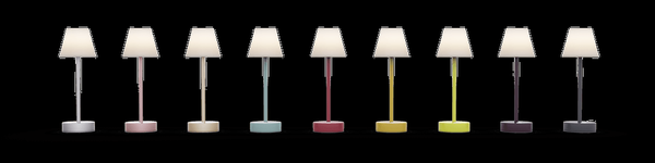 NewGarden LOLA SLIM 30 LED Tischlampe Touch-Sensor dimmbar rose-gold Innen & Außen IP44