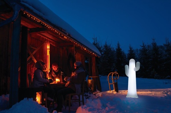 NewGarden PANCHO 140 LED Stehleuchte RGB Kaktus 140cm + Akku, Controller Innen & Außen IP65