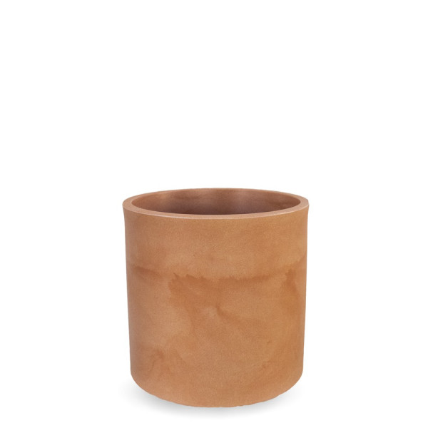 Newgarden HORTENSIA 40 Übertopf, Kübel groß rund ø40x40cm terrakotta 40L mit Wasserspeicher außen