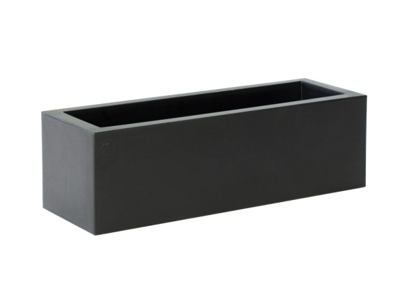 Newgarden JARA 100 Pflanzkübel XXL groß eckig 100x35x32cm anthrazit 52L außen