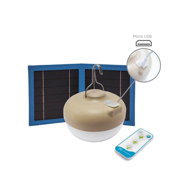 NewGarden BOMBILLA CHERRY LED Outdoor-Leuchthalbkugel, Solar, tragbar und magnetisch, dimmbar IP54