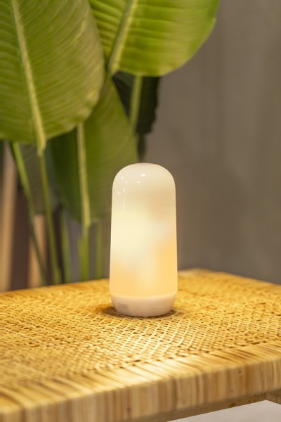 NewGarden CANDY LED Outdoor Tischleuchte 19cm + Akku, Fernbedienung Innen & Außen IP54