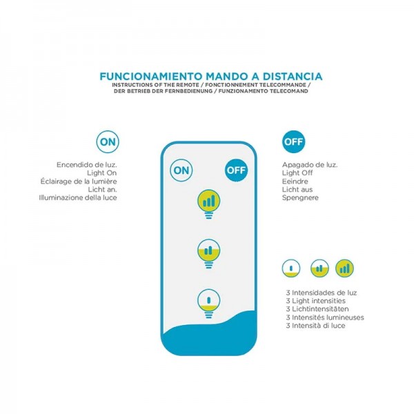 NewGarden EDY G125 LED Mobile Hängeleuchte schwarz Akku, Fernbedienung Innen & Außen IP54