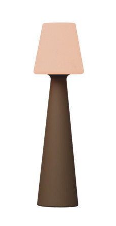 Newgarden Lola 165 Pop Taupe Stehleuchte, Akku, warmweißes & kaltes Licht, dimmbar, Fernbedienung ø45x165 cm