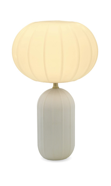 Newgarden Rachel 45 Beige Tischleuchte, Akku & Solar, dimmbar, Fernbedienung, Dämmerungssensor ø27,9x44,3 cm