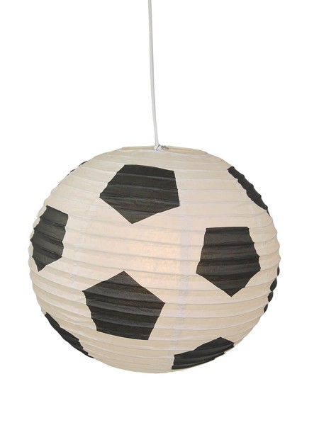 Niermann Fußball Pendelleuchte Weiß-Schwarz