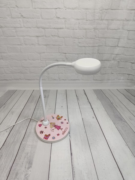 Niermann Princess Tischleuchte GX53 Rosa/Weiß Made in Germany