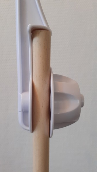 Niermann Mobilehalter zum Schrauben mit Spieluhr Weiß