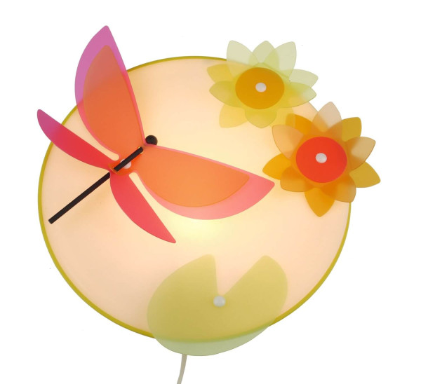 Niermann Libelle Wandleuchte E14 Gelb, Multicolor Made in Germany