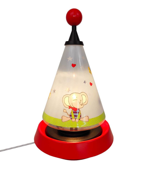 Niermann Lolo Lombardo Carrousel-Tischleuchte G4 20W Multicolor, Bunt Made in Germany