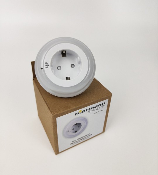 Niermann LED Nachtlicht Steckdose 0,5W Weiß