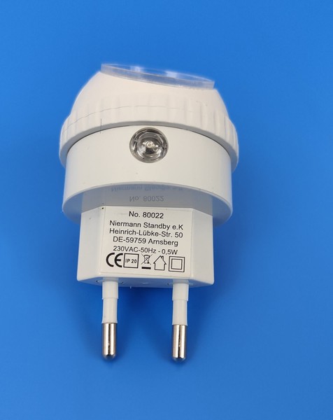 Niermann LED Nachtlicht rotierend 0,5W Weiß