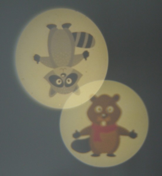 Niermann Waldtiere LED Nachtlicht 3-fach 1W Gelb