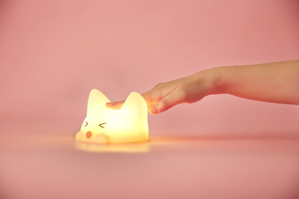 Mega Light Eggy & Friends LED Nachtlicht Catty Cat 1,5W Weiß