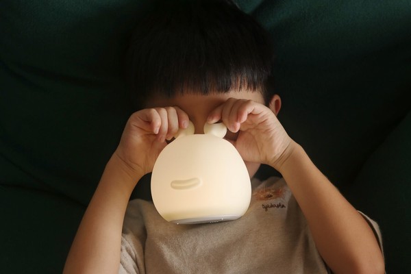 Mega Light Eggy & Friends LED Nachtlicht Warmweiss dimmbar Momo Moon 3W Weiß