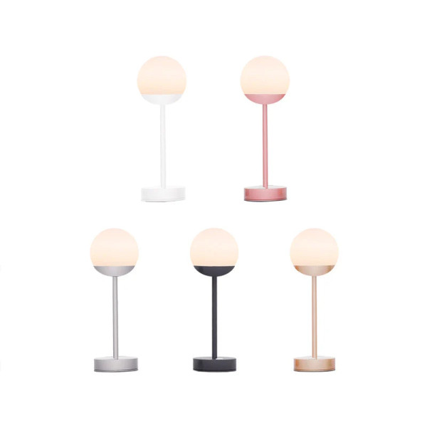 NewGarden NORAI SLIM 35 rosegold LED Tischleuchte 3-Touch-Dimmer Akku Innen & Außen IP44