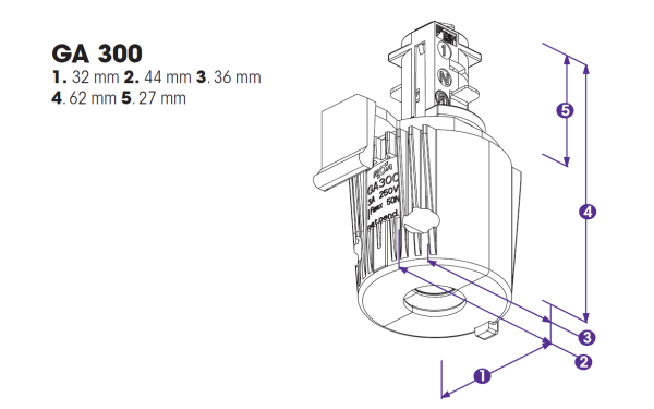 Nordic Global Trac Multi-Adapter 3-Phasen GA300-1 grau