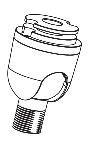 Nordic Global Trac Gelenknippel GA37M13-1 grau M13 Höhe 11mm ID 7,6mm