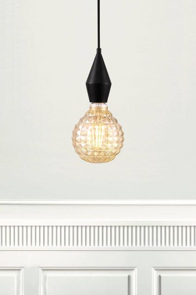 Nordlux Avra Eckig LED Lampe E27 2W 2200K extra-warmweiss Bernstein Amber 1428070