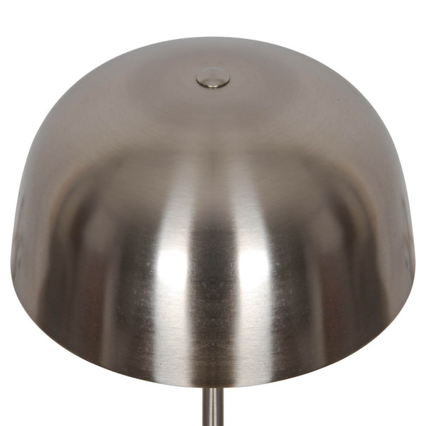 Nordlux Tischlampe Cera Gebürsteter Stahl E14 Ø24cm Metall 2010225033