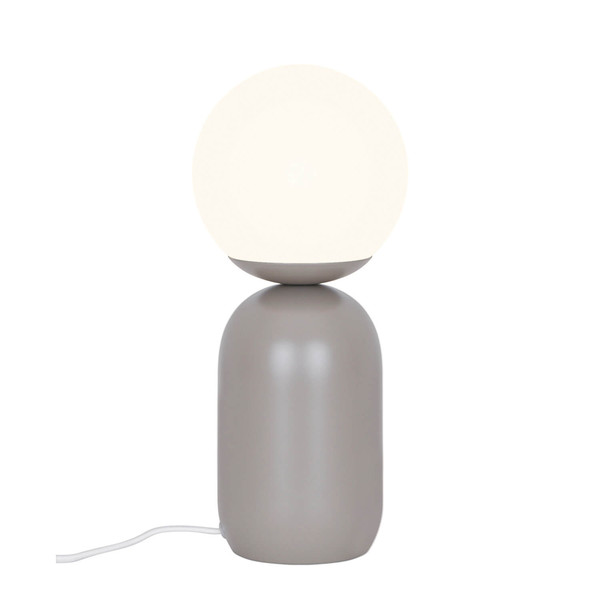 Nordlux Tischlampe Notti Hell braun E14 Ø15cm Metall 2011035018