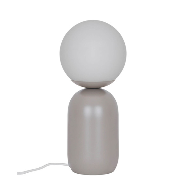 Nordlux Tischlampe Notti Hell braun E14 Ø15cm Metall 2011035018