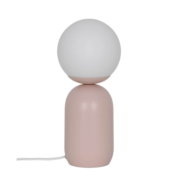 Nordlux Tischlampe Notti Staubrosa E14 Ø15cm Metall 2011035057