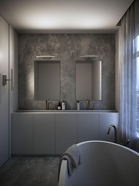 Nordlux Otis 40 LED Wandlampe 13W Chrom IP44 2015401033