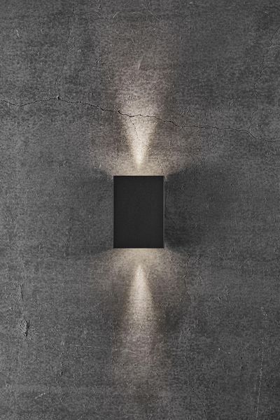 Nordlux Fold 10 LED Wandleuchte 6.6W Schwarz Außenleuchte IP54 2019041003