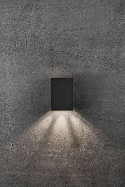 Nordlux Fold 10 LED Wandleuchte 6.6W Schwarz Außenleuchte IP54 2019041003