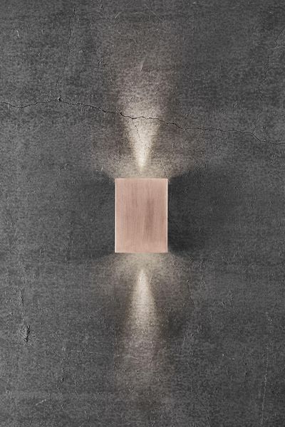 Nordlux Fold 10 LED Wandleuchte 2*3.75W Kupfer Außenleuchte IP54 2019041030