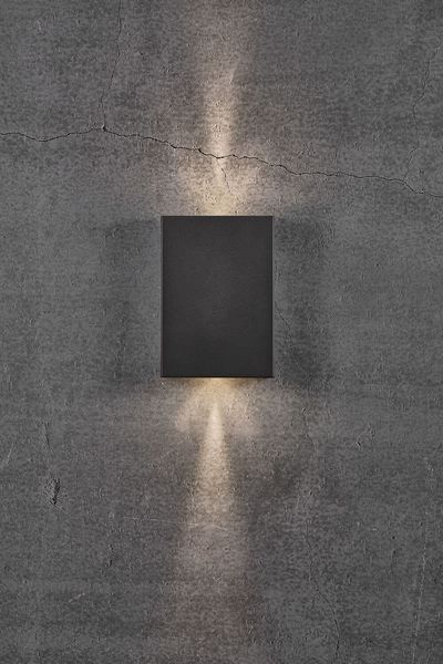 Nordlux Fold 15 LED Wandleuchte 3.5W Schwarz Außenleuchte IP54 2019051003