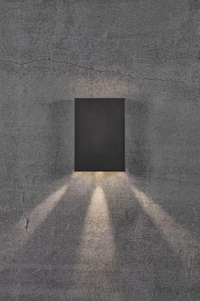 Nordlux Fold 15 LED Wandleuchte 3.5W Schwarz Außenleuchte IP54 2019051003