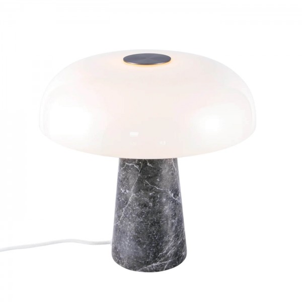 Nordlux Design for the People Glossy Marmor und Glas Tischlampe Grau Design-Tischleuchte